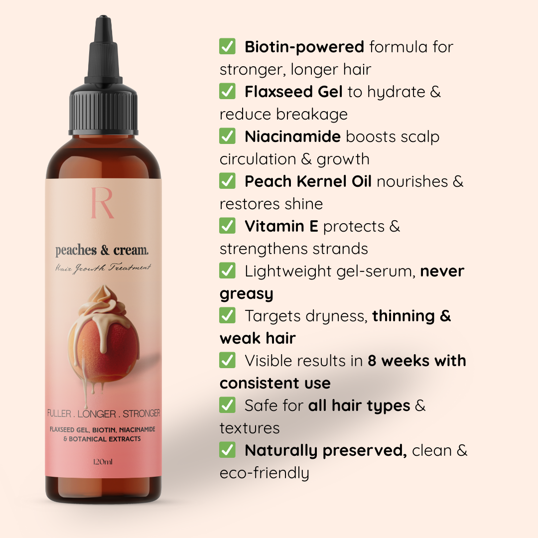 Biotin + Flaxseed Gel Wonder Growth Hair Creamy Jelli Treatment, Hair Loss, Thinning Hair, Bald Patches, Dry Damaged Hair, Itchy Scalp