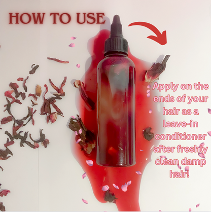 ORGANIC HIBISCUS & ROSE LEAVE-IN CONDITIONER