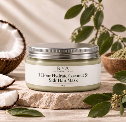 1 Hour Hydrate Coconut Cream & Sidr Powder Hair Mask